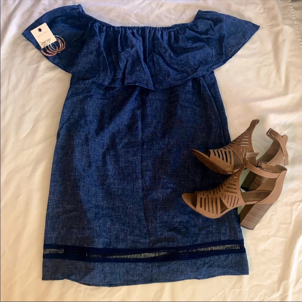 Zara off the shoulder dress